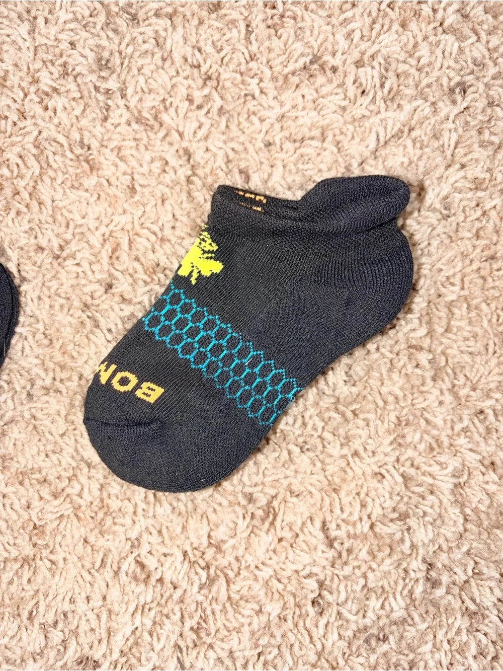 NWT 2 Pairs Toddler Bombas Black Low-Cut Kids Socks Ankle Soft New Bundle Set